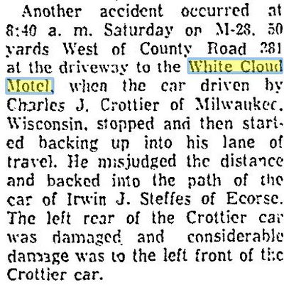White Cloud Motel - July 1962 Article (newer photo)